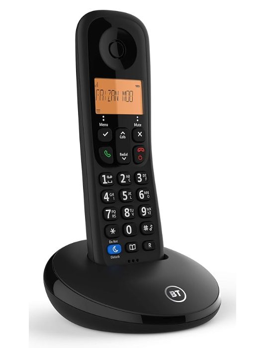 BT Everyday Cordless Landline House Phone, Home Phone, Basic Call Blocker, Do Not Disturb button, Single Handset Pack